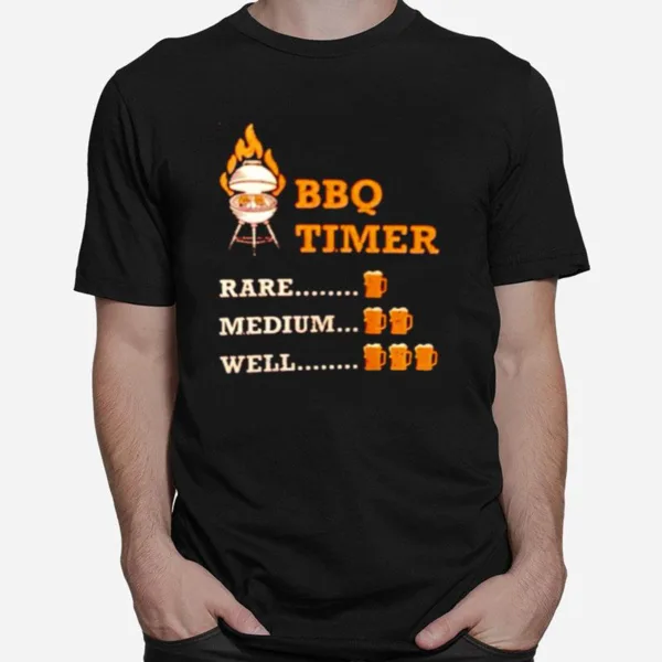 Bbq Timer Rare Medium Well Unisex T-Shirt