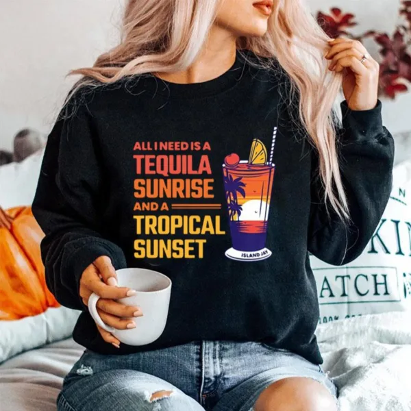 Beach Allineed Is A Tequila Sunrise And A Tropical Sunset Unisex T-Shirt