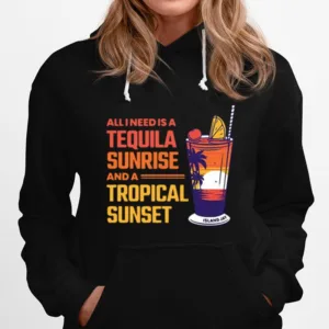 Beach Allineed Is A Tequila Sunrise And A Tropical Sunset Unisex T-Shirt