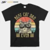 Best Cat Dad Ever Retro Vintage Unisex T-Shirt