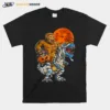 Bigfoot Reading Dinosaur Halloween Unisex T-Shirt