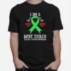 Bile Duct Cancer Awareness Ribbon I Am A Hope Dealer Leopard Unisex T-Shirt