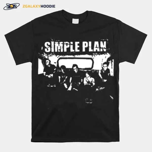 Black And White Design Simple Plan Unisex T-Shirt