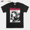 Black And White Portrait Cyndi Lauper Unisex T-Shirt