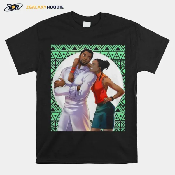 Black Panther Chadwick Boseman And Taylor Unisex T-Shirt