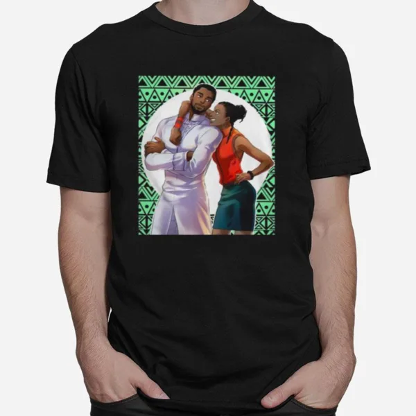 Black Panther Chadwick Boseman And Taylor Unisex T-Shirt