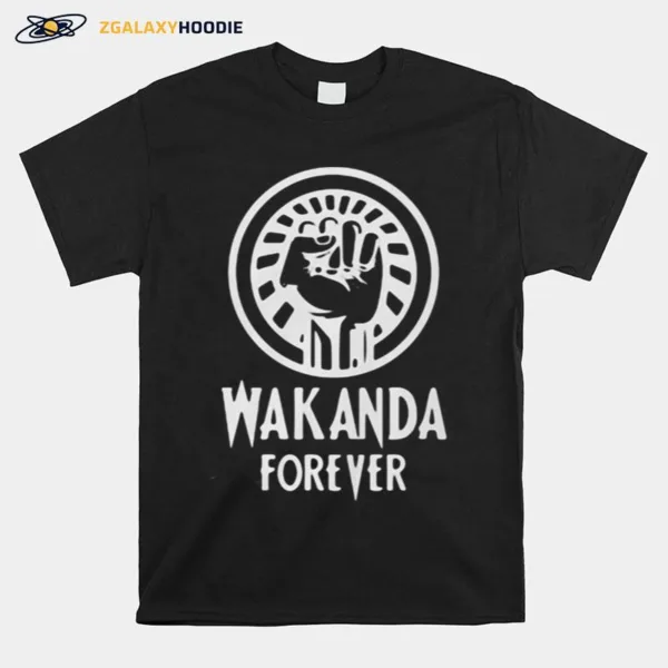 Black Panther Rip Chadwick Boseman Wakanda Forever Black Lives Matter Unisex T-Shirt