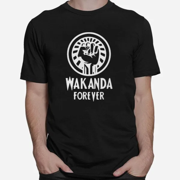 Black Panther Rip Chadwick Boseman Wakanda Forever Black Lives Matter Unisex T-Shirt