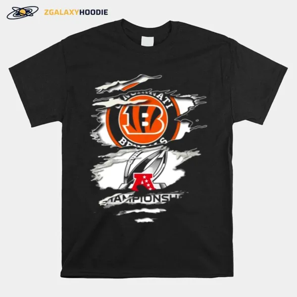 Blood Inside Me Cincinnati Bengals Champions Unisex T-Shirt