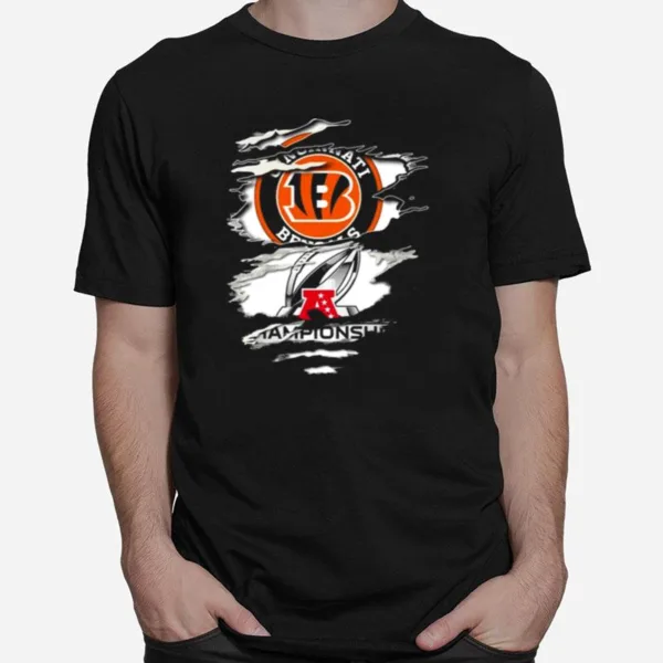 Blood Inside Me Cincinnati Bengals Champions Unisex T-Shirt