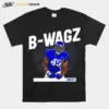 Blue And White Design Bobby Wagner Unisex T-Shirt