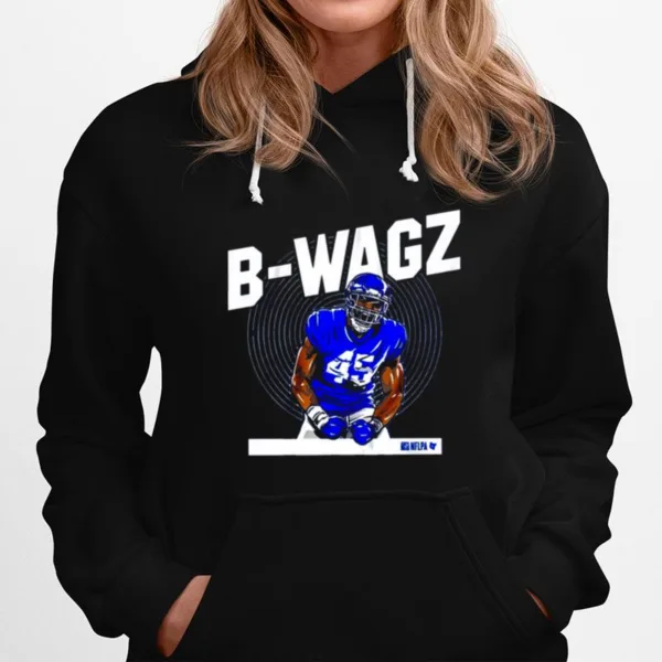 Blue And White Design Bobby Wagner Unisex T-Shirt