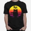 Boo Sheet Cat Halloween Ghost Retro Costume For Catlover Fun Unisex T-Shirt