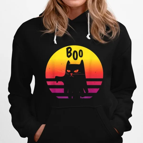 Boo Sheet Cat Halloween Ghost Retro Costume For Catlover Fun Unisex T-Shirt