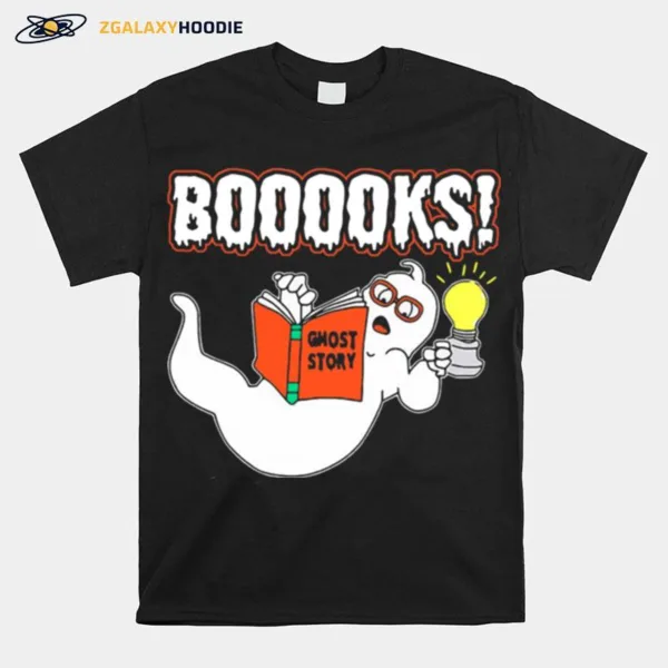 Booooks Ghost Story Halloween Unisex T-Shirt