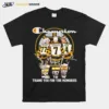 Boston Bruins Champions Thank You For The Memories Signatures Unisex T-Shirt