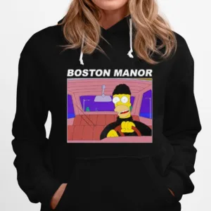 Boston Manor Homer Simpson Stealing Car Unisex Unisex T-Shirt