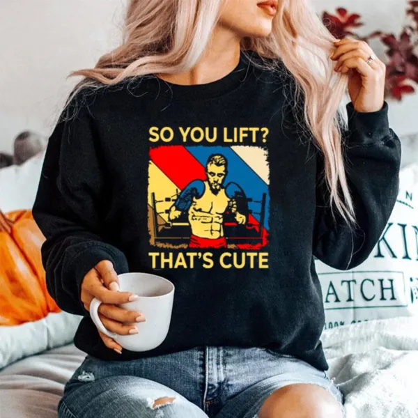 Boxing So You Lift Thats Cute Vintage Unisex T-Shirt