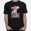 Breakfast Tacos For Trump 2024 Support Trump Usa Flag Unisex T-Shirt