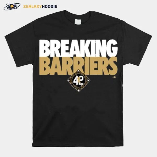 Breaking Barriers Mlb Jackie Robinson Unisex T-Shirt