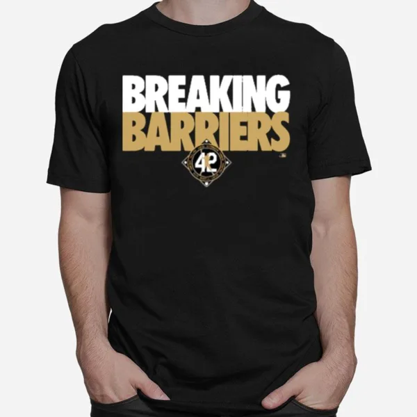 Breaking Barriers Mlb Jackie Robinson Unisex T-Shirt