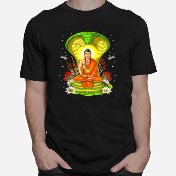 Buddha Ruhen Fotodruck Von Nilam Ram Unisex T-Shirt