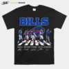 Buffalo Bills Abbey Road Von Miller Dance Jakson Stefon Diggs Signatures Unisex T-Shirt