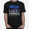 Buffalo Bills Abbey Road Von Miller Dance Jakson Stefon Diggs Signatures Unisex T-Shirt