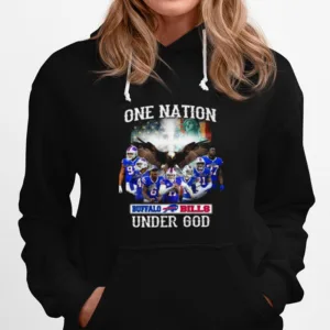 Buffalo Bills One Nation Under God Signatures Unisex T-Shirt