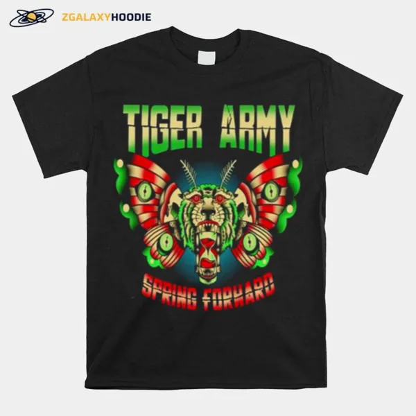 Butterfly Tiger American Psychobilly Band Tiger Army Unisex T-Shirt