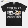 Campfire Beagle Dog This Is My Camping Unisex T-Shirt