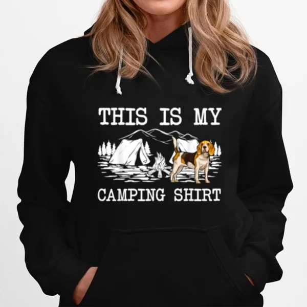 Campfire Beagle Dog This Is My Camping Unisex T-Shirt