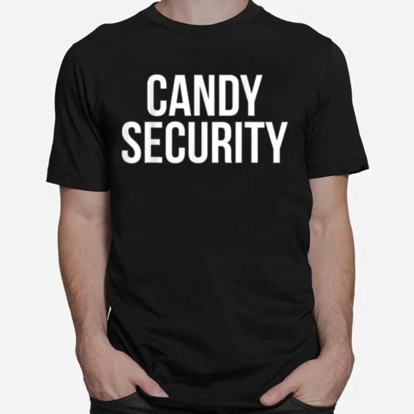 Candy Security Funny Halloween Funny Parents Costume Unisex T-Shirt