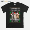 Cats Christmas Ornaments Pajama Unisex T-Shirt