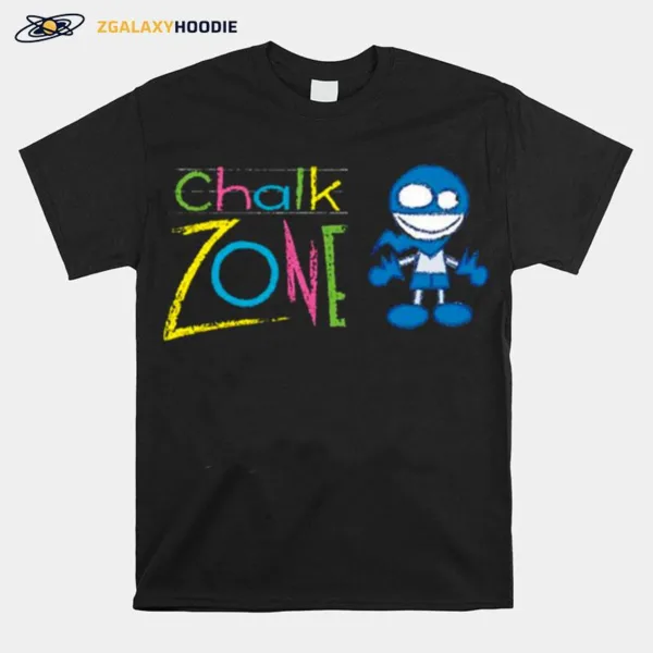 Chalkzone With Chalkboard Background Unisex T-Shirt