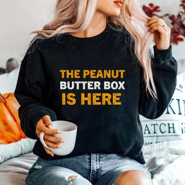 Chewy The Peanut Butter Box Is Here Funny Saint Bernard Unisex T-Shirt
