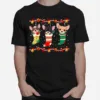 Chihuahua Christmas Lights Funny Xmas Unisex T-Shirt