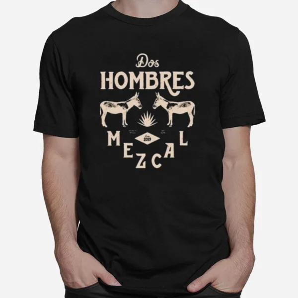 Chocolate Dos Hombres Mezcal Unisex T-Shirt