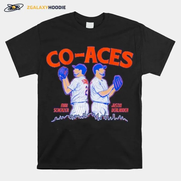 Co Aces Max Scherzer And Justin Verlander New York Mets Unisex T-Shirt