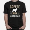 Coffee And Leonberger Dog Unisex T-Shirt