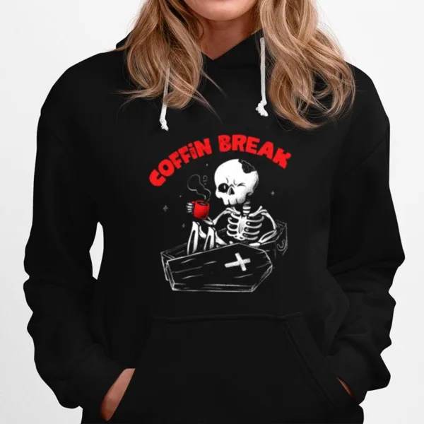 Coffin Break Skeleton Halloween Unisex T-Shirt