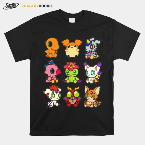 Collage Design Digimon Adventure Unisex T-Shirt