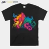 Colored Panty And Stocking Design Unisex T-Shirt