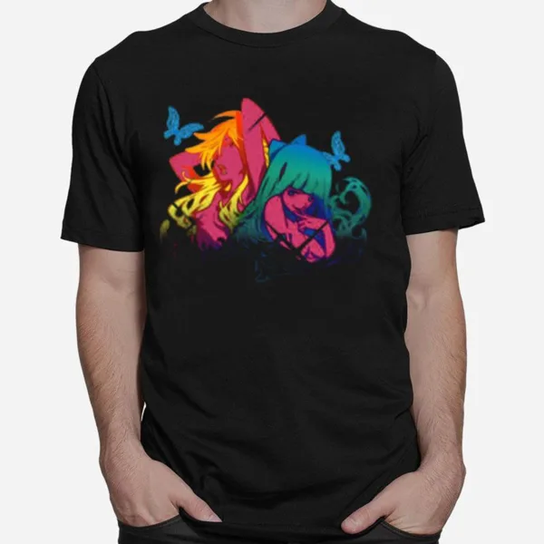 Colored Panty And Stocking Design Unisex T-Shirt
