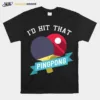 Cool Ping Pong Table Tennis Idea Girls Unisex T-Shirt