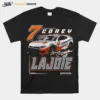 Corey Lajoie Checkered Flag Schluter Systems Car Signature Unisex T-Shirt