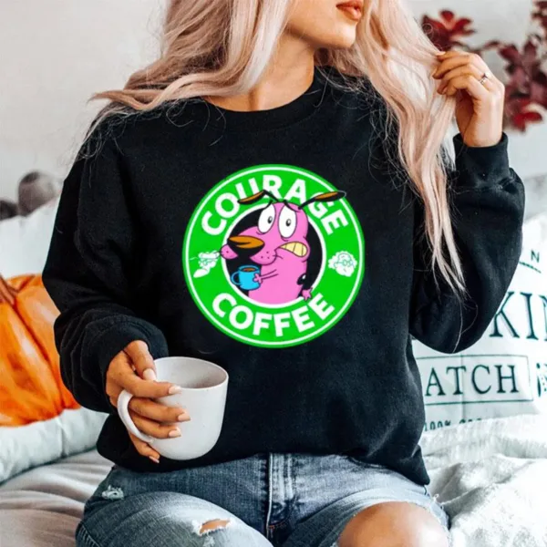Courage The Cowardly Dog Courage Coffee Unisex T-Shirt