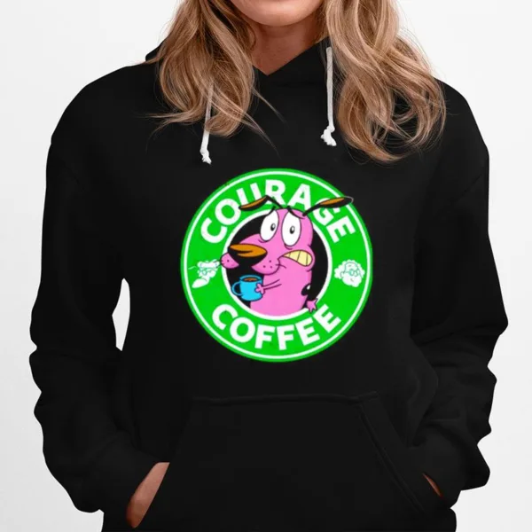 Courage The Cowardly Dog Courage Coffee Unisex T-Shirt