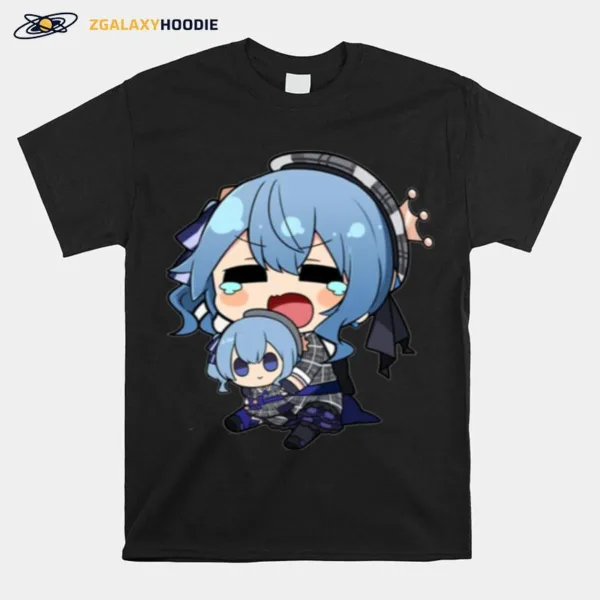 Crying Hoshimachi Suisei 1 Hololive Unisex T-Shirt