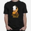 Cute Trick Rawr Treat Ghost Dino Trex Toddler Boys Halloween Unisex T-Shirt